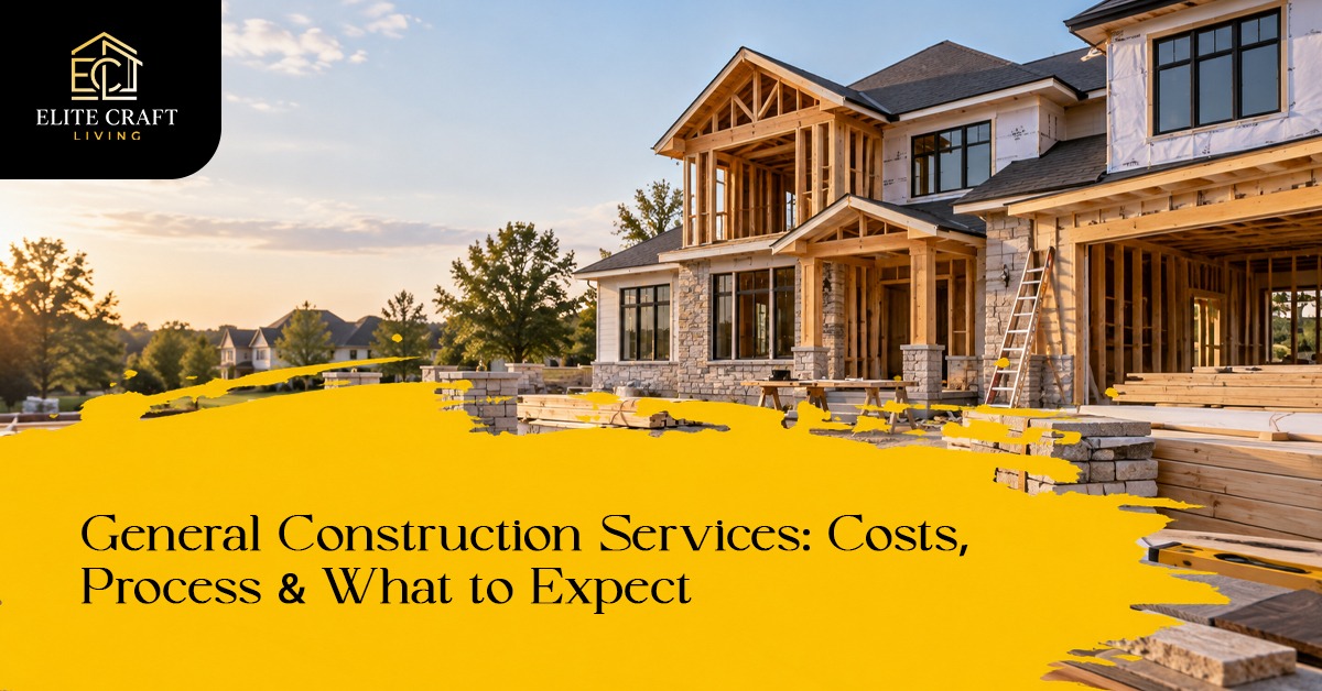 Home renovation project representing general construction services in Oshawa
